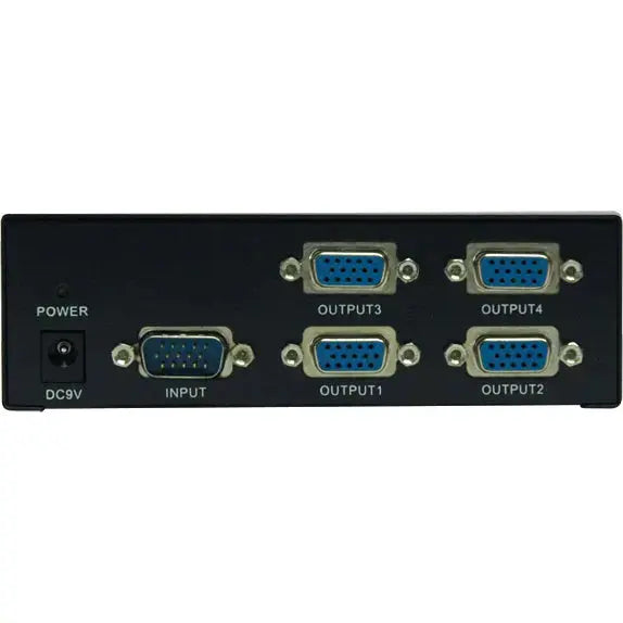 EATON Tripp Lite 4-Port VGA / SVGA Video Splitter Signal Booster High Resolution Video - 4 x D-Sub (HD-15) Monitor, 1 x D-Sub (HD-15) Computer - B114-004-R