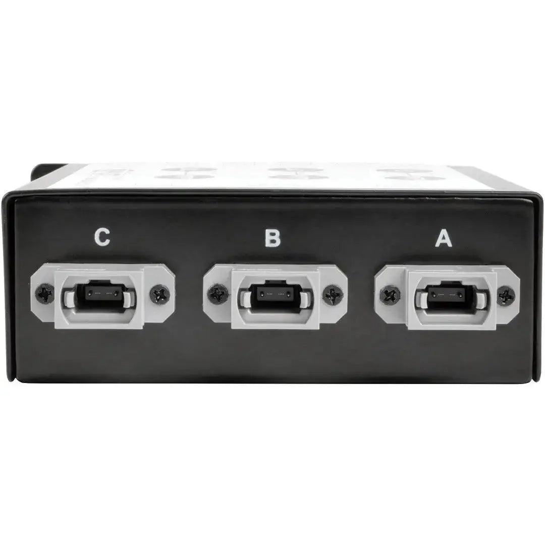 Tripp Lite 40Gb-10Gb Breakout Cassette x3 8-Fiber OM4 MTP/MPO to x12 Dup LC - 15 Port(s) - 12 x LC Port(s) - 3 x MT Port(s) - N484-3M8-LC12 EATON