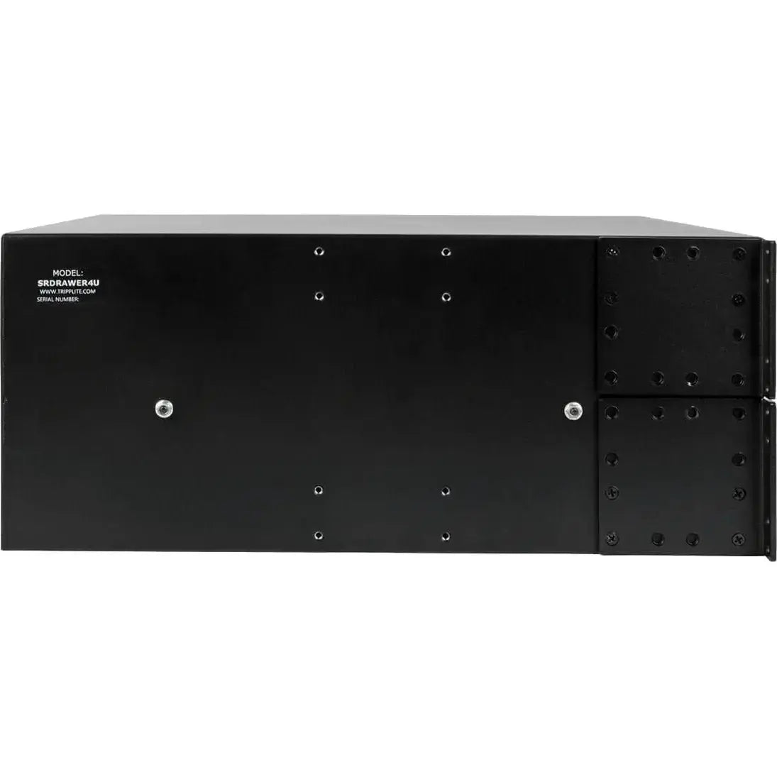 EATON Tripp Lite 4U Locking Rackmount Storage Drawer Rack Enclosures/ Open Frame - 19" 4U Wide Rack-mountable - Black Powder Coat - Cold-rolled Steel (CRS) - 50 lb x Maximum Weight Capacity - SRDRAWER4U