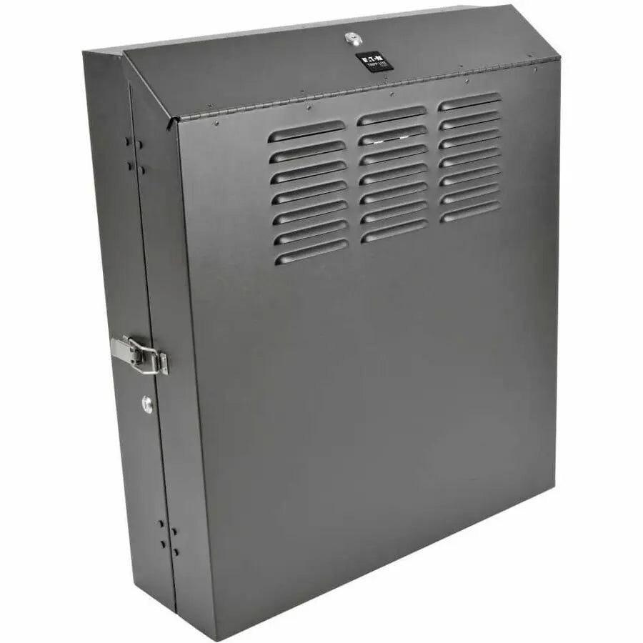 EATON Tripp Lite 4U Wall Mount Low Profile Secure Rack Enclosure Cabinet Vertical - For Patch Panel, LAN Switch - 4U Rack Height x 19" Rack Width x 20" Rack Depth - Wall Mountable - Black Powder Coat - Stee - SRWF4U