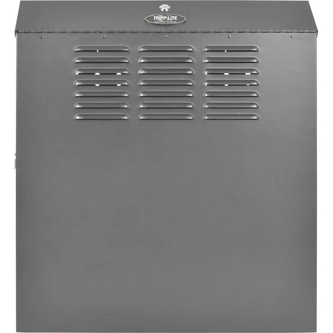 EATON Tripp Lite 4U Wall Mount Low Profile Secure Rack Enclosure Cabinet Vertical - For Patch Panel, LAN Switch - 4U Rack Height x 19" Rack Width x 20" Rack Depth - Wall Mountable - Black Powder Coat - Stee - SRWF4U