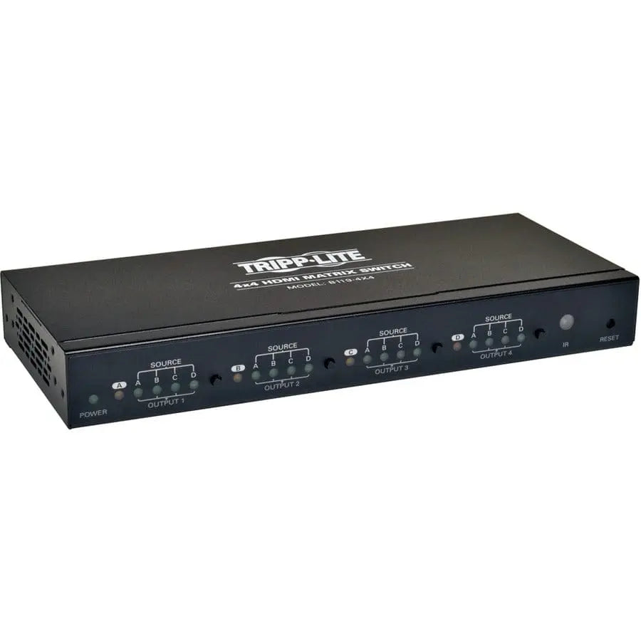 EATON Tripp Lite 4x4 HDMI Matrix Switch Video/Audio 1920x1200 @ 60Hz/1080p TAA - 1920x1080 at 60Hz / 1080p - B119-4X4