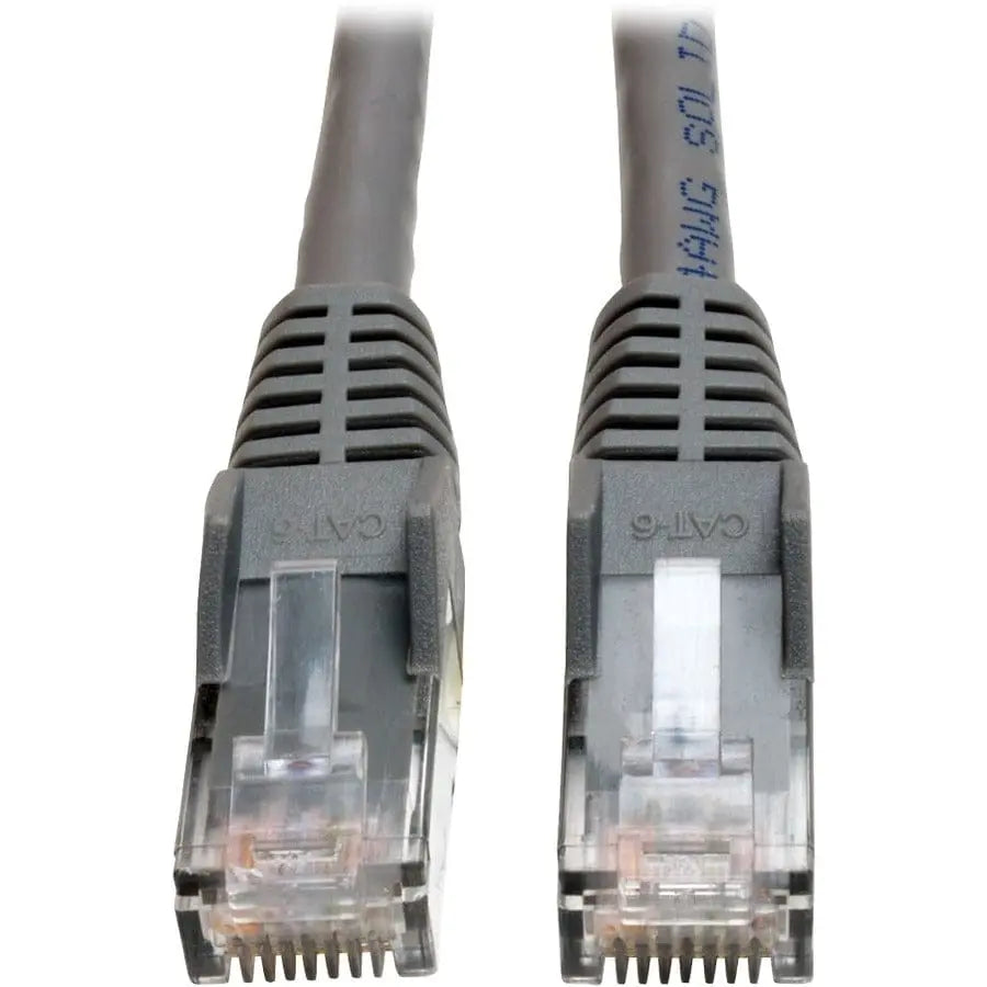 EATON Tripp Lite 50ft Cat6 Gig Plenum Snagless Molded Patch Cable RJ45 Gray 50' - 50ft - 1 x RJ-45 Male - 1 x RJ-45 Male - Gray - N201-050-GY-P