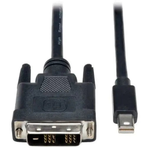 EATON Tripp Lite 6ft Mini DisplayPort to DVI Adpater Converter Cable mDP to DVI 1920 x 1080 M/M - DVI/Mini DisplayPort for Video Device, Monitor, TV - 6 ft - 1 x Mini DisplayPort Male Digital Audio/Video - ... - P586-006-DVI