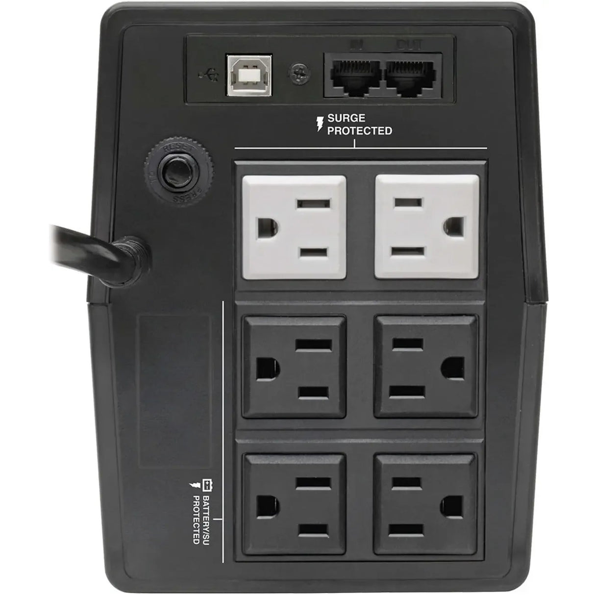 EATON Tripp Lite 700VA 350W UPS Tower Battery Back Up Desktop AVR LCD USB 50/60Hz - Tower - AVR - 8 Hour Recharge - 3 Minute Stand-by - 120 V AC Input - 110 V AC, 115 V AC, 120 V AC Output - 6 x NEMA 5-15R - OMNI700LCDT