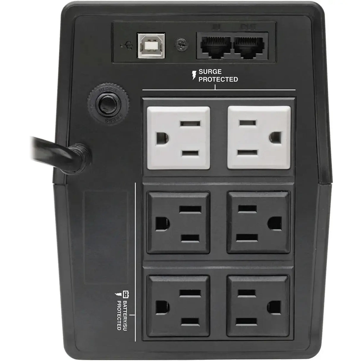 EATON Tripp Lite 700VA 350W UPS Tower Battery Back Up Desktop AVR LCD USB 50/60Hz - Tower - AVR - 8 Hour Recharge - 3 Minute Stand-by - 120 V AC Input - 110 V AC, 115 V AC, 120 V AC Output - 6 x NEMA 5-15R - OMNI700LCDT