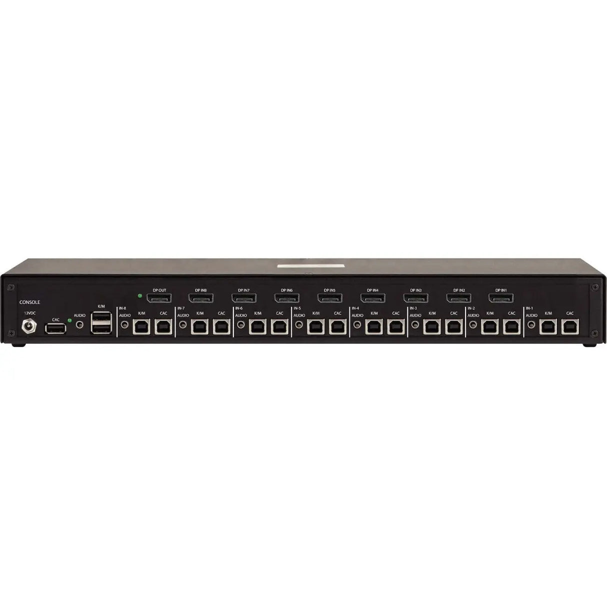 EATON Tripp Lite B002-DP1AC8-N4 8-Port NIAP PP4.0-Certified DisplayPort KVM Switch - 8 Computer(s) - 1 Local User(s) - 3840 x 2160 - 50 Hz, 60 Hz - 19 x USB - Yes - 9 x DisplayPort - TAA Compliant