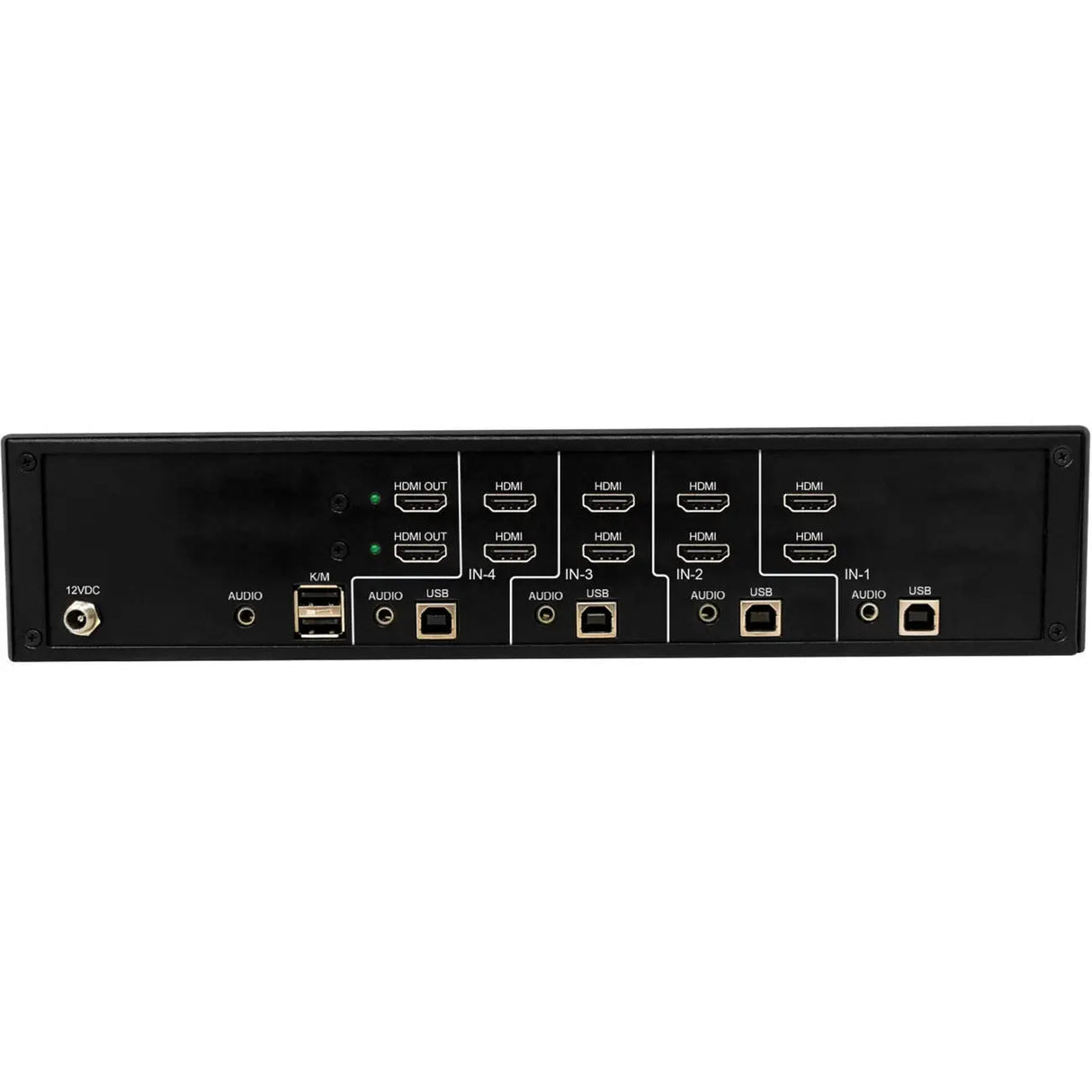 EATON Tripp Lite B002-H2A4-N4 4-Port Dual-Monitor NIAP PP4.0-Certified HDMI KVM Switch - 4 Computer(s) - 1 Local User(s) - 3840 x 2160 - 50 Hz, 60 Hz - 6 x USB - 10 x HDMI - TAA Compliant