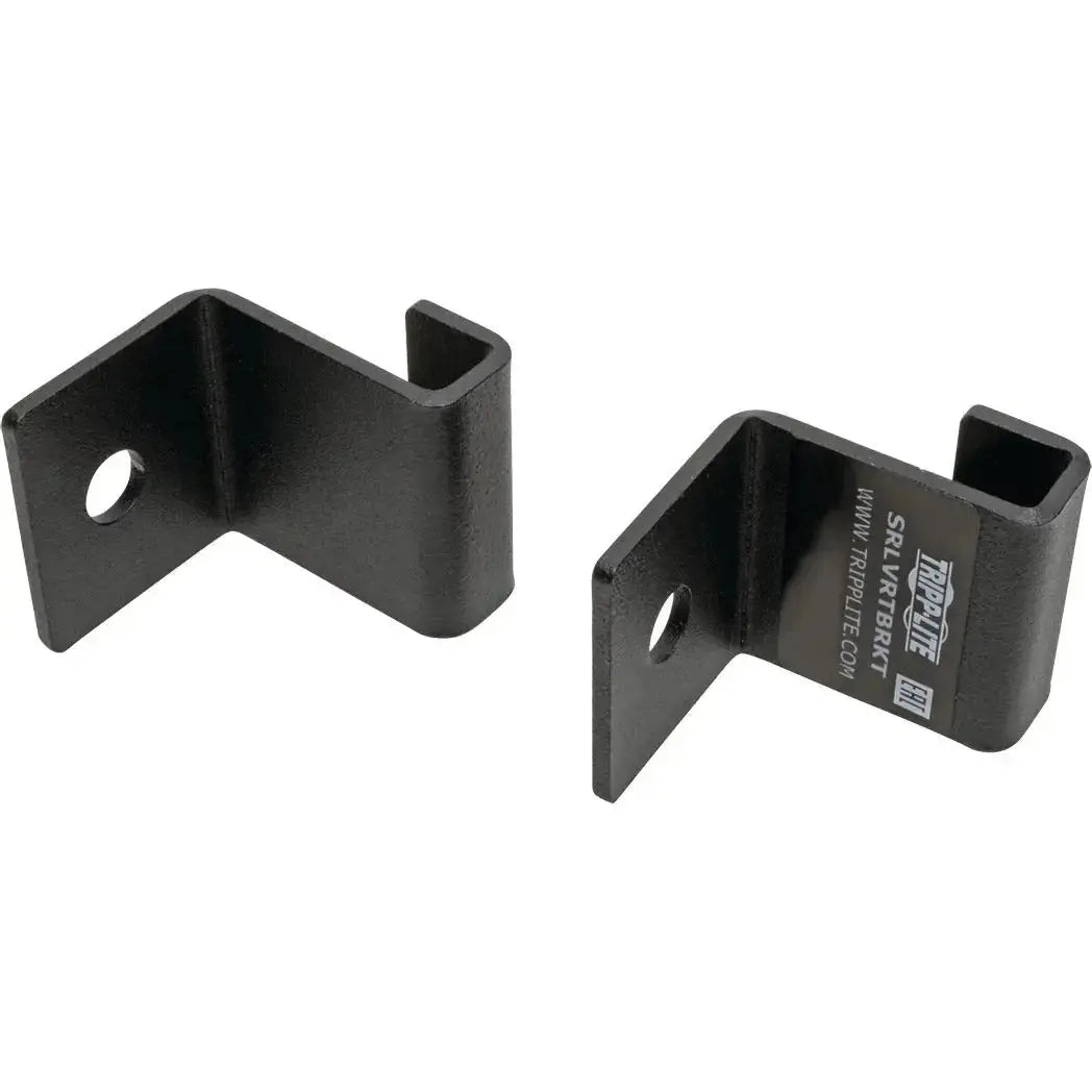 EATON Tripp Lite Cable Runway Vertical Wall Brackets, Straight - Mounting Bracket for Cable Ladder - Black - SRLVRTBRKT