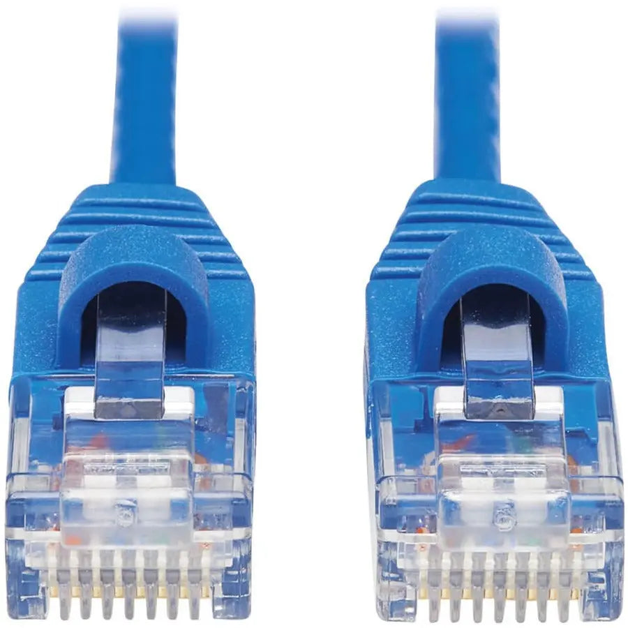 EATON Tripp Lite Cat6a 10G Snagless Molded Slim UTP Network Patch Cable (M/M), Blue, 15 ft. - 15 ft Category 6a Network Cable for Computer, Server, Router, Printer, Switch, Network Device, Hub, Modem, Patch... - N261-S15-BL