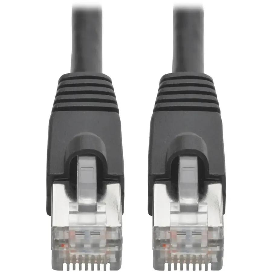 EATON Tripp Lite Cat6a Ethernet Cable 10G STP Snagless Shielded PoE M/M Black 2ft - 2 ft Category 6a Network Cable for Network Device, Switch, Hub, Patch Panel, Router, Modem, VoIP Device, Surveillance Came... - N262-002-BK