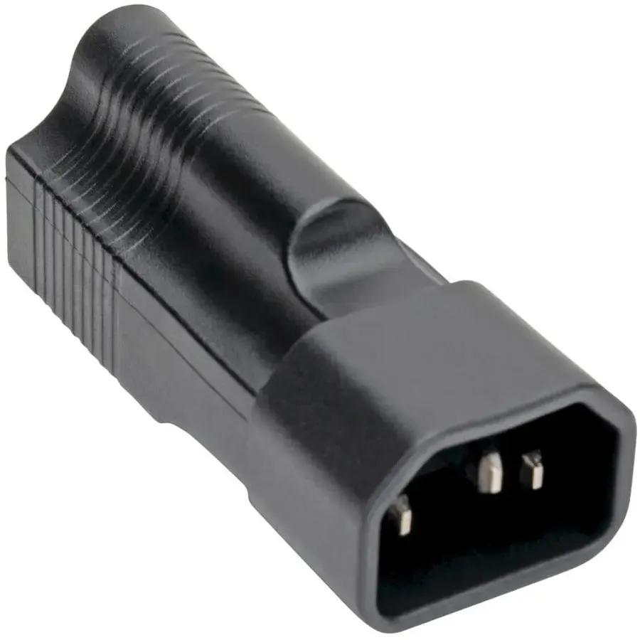 EATON Tripp Lite Computer Power Cord Adapter 10A 125V NEMA 5-15R to C14 Black - 1 x IEC 60320 C14 Male, 1 x NEMA 5-15R Female - 125 V AC / 15 A - P002-000