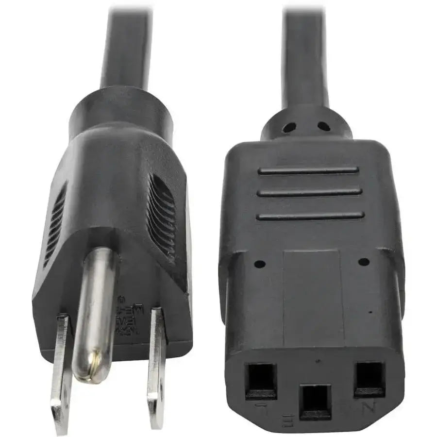 EATON Tripp Lite Computer Power Extension Cord Adapter 10A 18AWG 5-15P to C13 6' - 10A,18AWG (NEMA 5-15P to IEC-320-C13) 6-ft." - P006-006