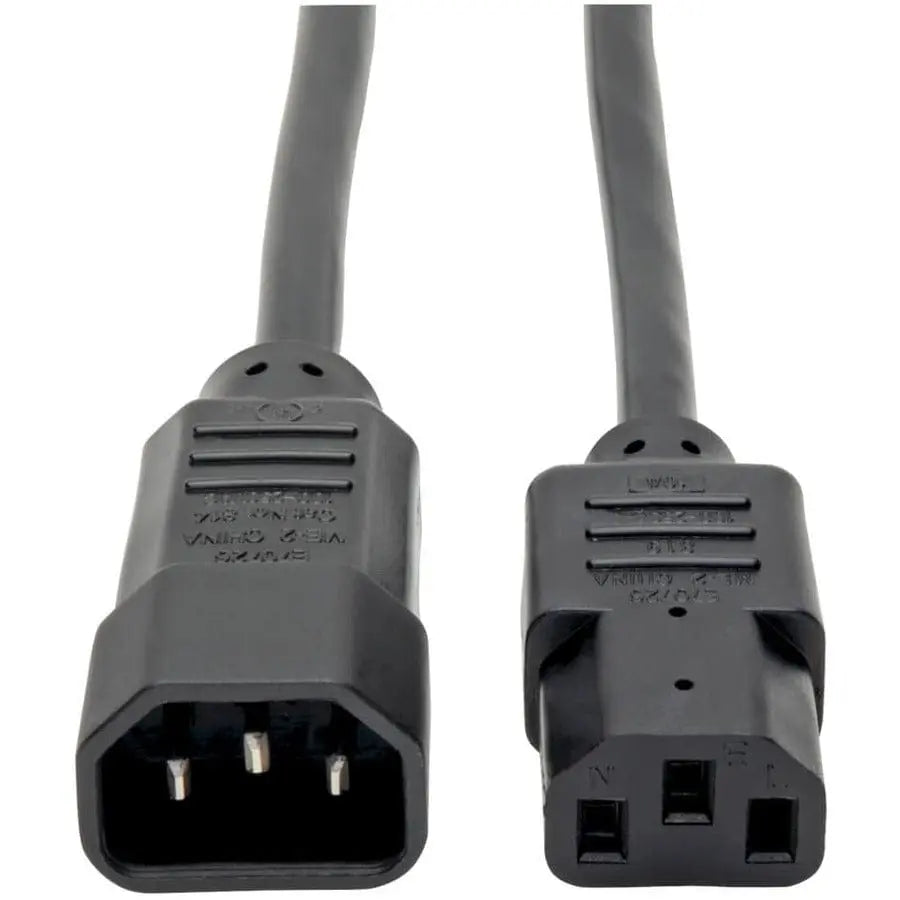 EATON Tripp Lite Computer Power Extension Cord Adapter 13A 16AWG C14 to C13 4ft - 13A, 16AWG (IEC-320-C14 to IEC-320-C13) 4-ft. - P004-004-13A