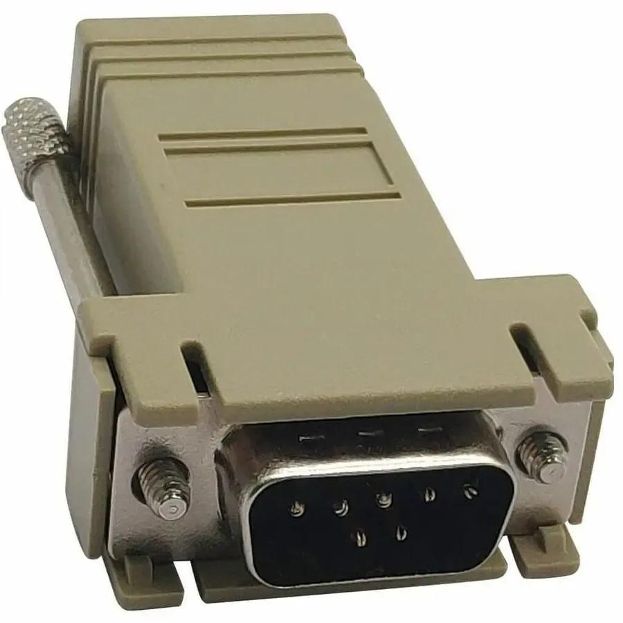 EATON Tripp Lite DB9M - RJ45 Modular Serial Adapter Ethernet to Console Server - 1 x 9-pin DB-9 Serial Male - 1 x RJ-45 Network - Beige - B090-A9M