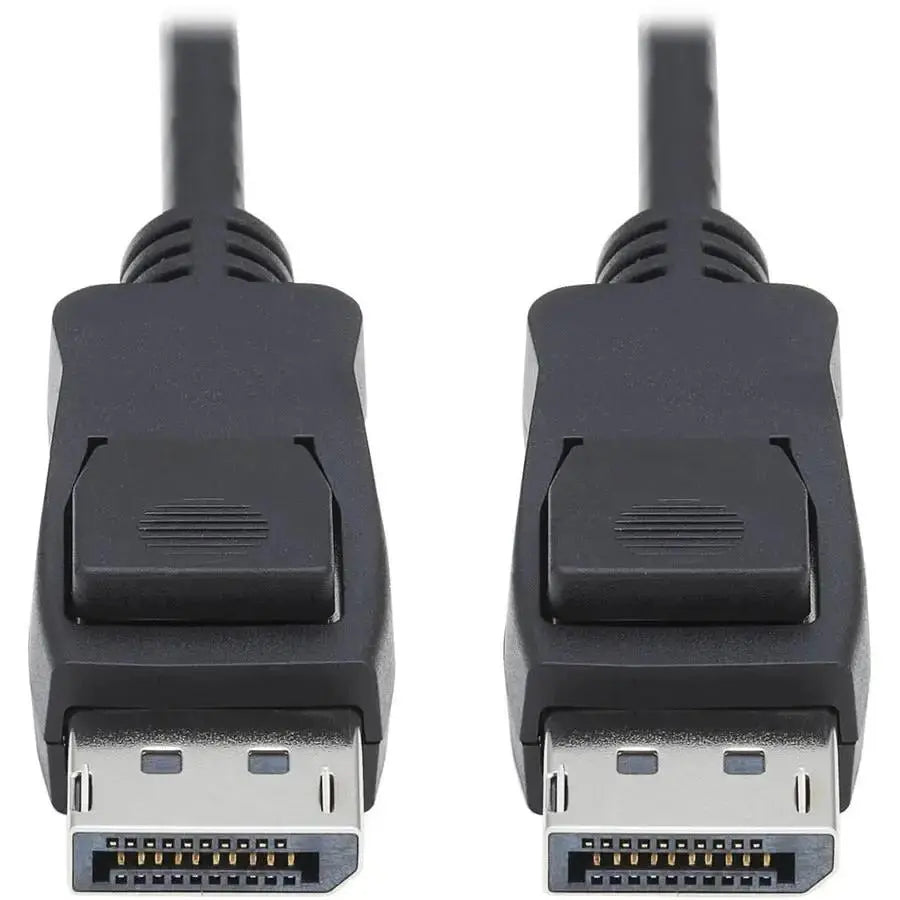 EATON Tripp Lite DisplayPort 1.4 Cable w Latching Connectors 8K HDR M/M Black 3ft - 3 ft DisplayPort A/V Cable for Audio/Video Device, Blu-ray Player, Gaming Console, Notebook, Tablet, TV, Monitor, Projecto... - P580-003-V4