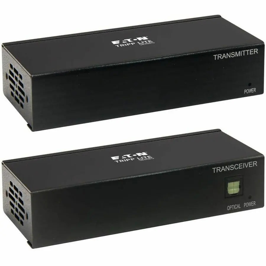 EATON Tripp Lite DisplayPort Over Cat6 Extender Kit Transmitter Receiver 4K PoC - 3 x Network (RJ-45)HDMI - 230 ft Extended Range - Metal - Black - B127A-111-BDTD