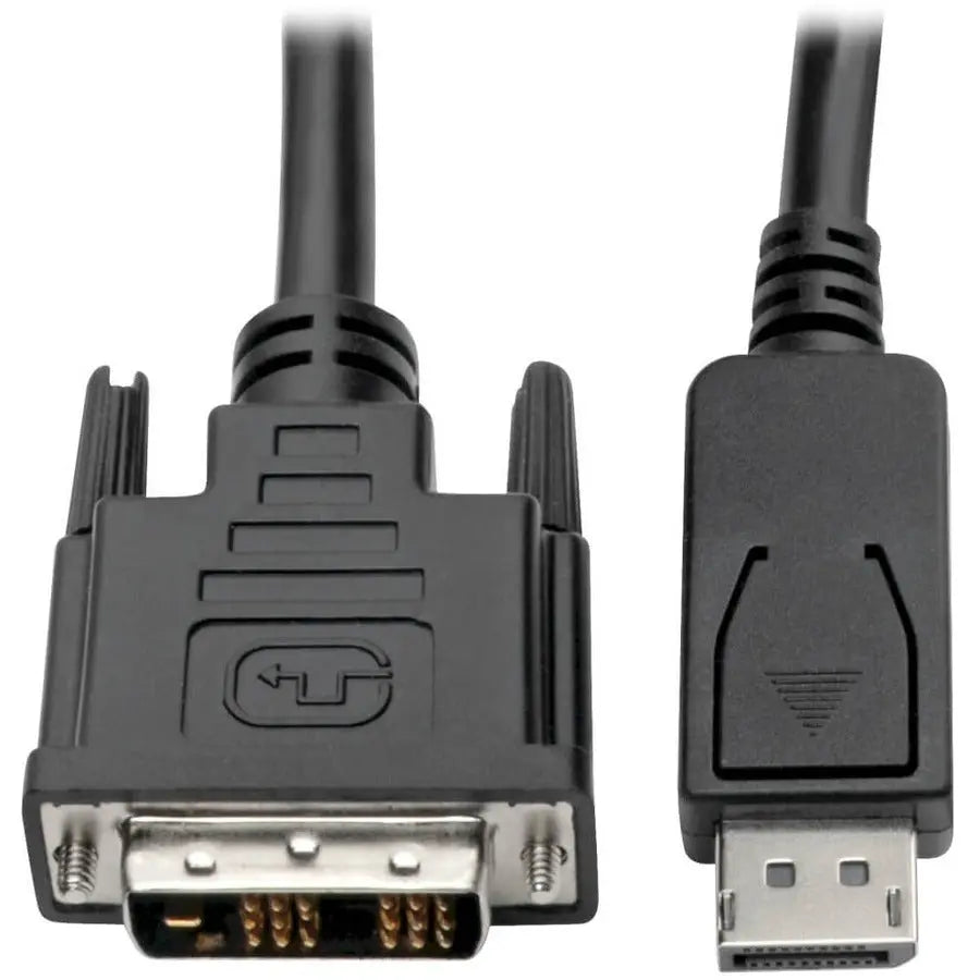 EATON Tripp Lite DisplayPort to DVI-D Adapter Cable DP w/ Latches M/M 1080p 15ft 15' - DisplayPort/DVI-D for Projector, Ultrabook, Monitor, Notebook, Video Device, TV - 15 ft - 1 x DisplayPort Male Digital ... - P581-015