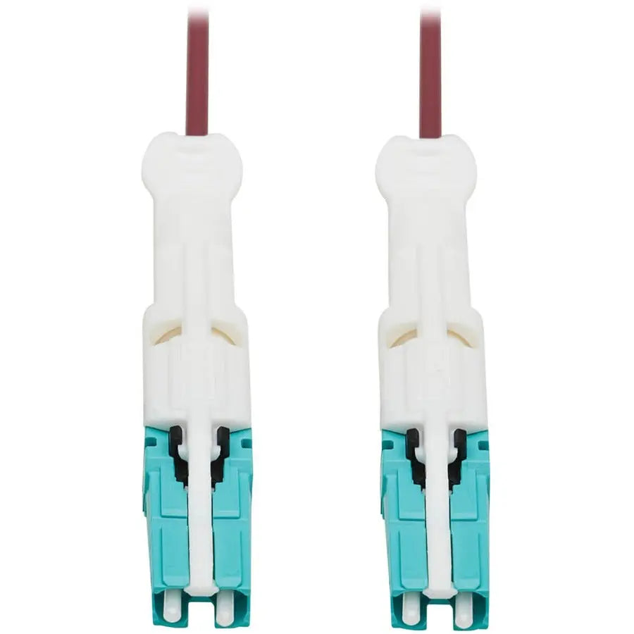 EATON Tripp Lite Duplex Multimode Fiber Optic Cable 400G OM4 LSZH CS-PC CS-PC 5M - 16.40 ft Fiber Optic Network Cable for Network Device, Patch Panel, Network Switch, Transceiver - First End: 2 x CS Male Ne... - N822C-05M-MG