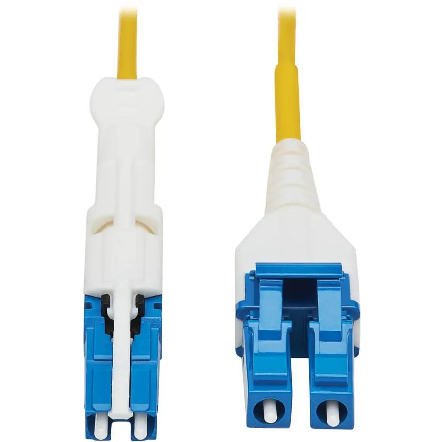 EATON Tripp Lite Duplex Singlemode 400Gb Fiber Optic Cable OS2 LSZH CS-UPC LC-UPC 1M - 3.28 ft Fiber Optic Network Cable for Network Device, Transceiver, Patch Panel, Network Switch - First End: 2 x CS Male... - N381L-01M