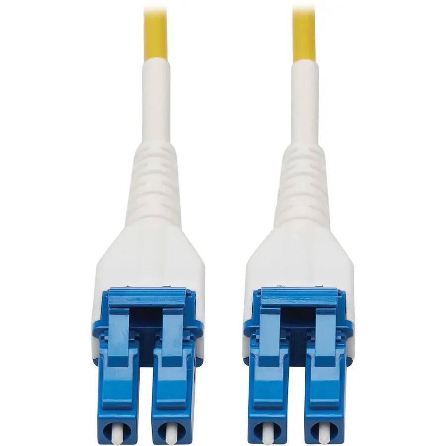 EATON Tripp Lite Fiber Cable 100G SMF Duplex 9/125 OS2 LC/LC Armored Yellow 100M - 328.08 ft Fiber Optic Network Cable for Network Device, Switch, Patch Panel - First End: 2 x LC Male Network - Second End: ... - N370-100M-AR
