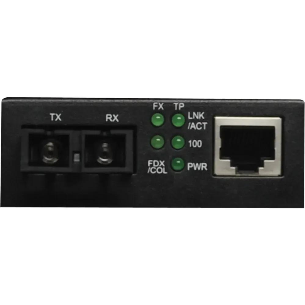 Tripp Lite Fiber Optic 10/100BaseT to 100BaseFX-SC Multimode Media Converter 2km 1310nm - 1 x RJ-45 , 1 x SC Duplex - 10/100Base-TX, 100Base-FX - N784-001-SC EATON