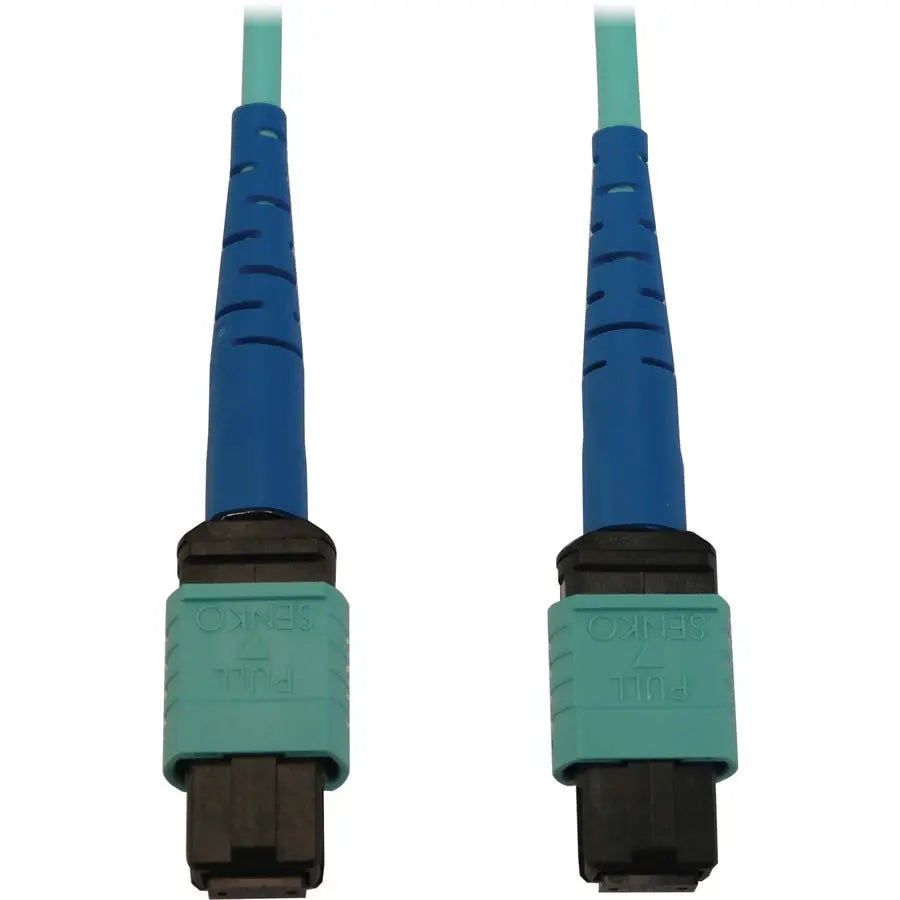 EATON Tripp Lite Fiber Optic Cable 40/100/400G MMF 50 OM3 24F MTP/MPO-PC F/F 2M - 6.56 ft Fiber Optic Network Cable for Network Device, Patch Panel, Switch - First End: 1 x MTP/MPO Network - Female - Second - N846B-02M-24-P