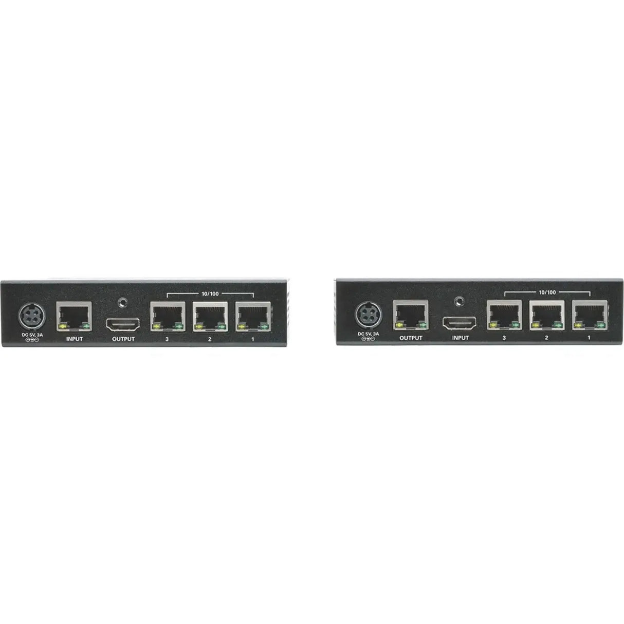 EATON Tripp Lite HDBaseT HDMI Over Cat5e Cat6 Cat6a Extender Kit w/ Ethernet, Serial and IR Control 150m 500ft - 1 Input Device - 1 Output Device - 500 ft RangeNetwork (RJ-45) - 1 x HDMI In - 1 x HDMI Out - - BHDBT-K-E3SI-ER
