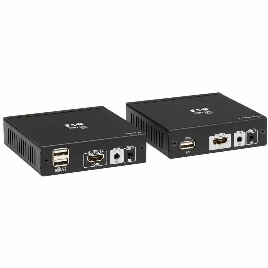 EATON Tripp Lite HDMI HDBaseT KVM Console Extender Over Cat6 2 USB IR 4K @ 30Hz - 1 Computer(s) - 1 Local User(s) - 230 ft Range - 4K - 3840 x 2160 Maximum Video Resolution - 2 x Network (RJ-45) - 3 x USB -... - B013-HU-4K