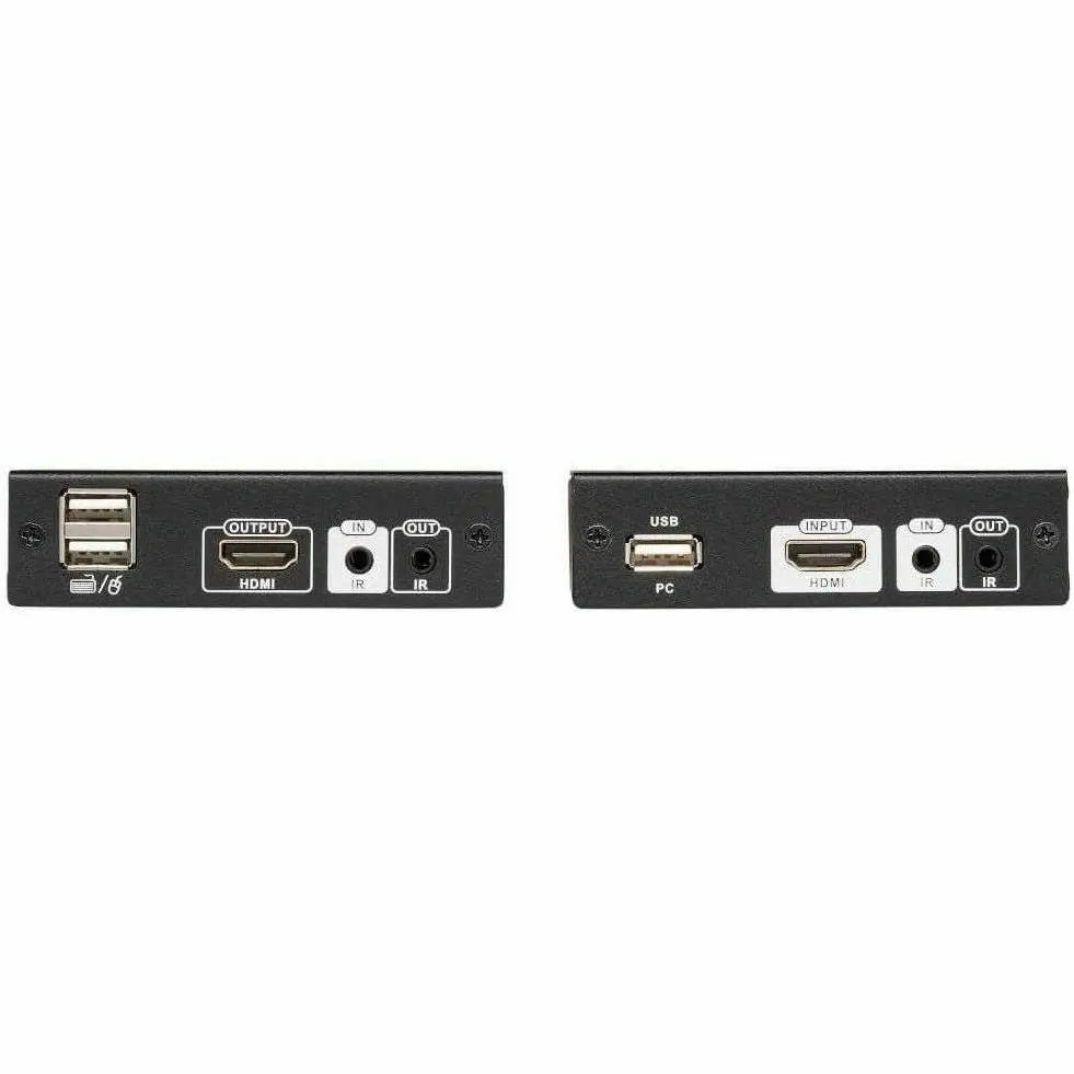 EATON Tripp Lite HDMI HDBaseT KVM Console Extender Over Cat6 2 USB IR 4K @ 30Hz - 1 Computer(s) - 1 Local User(s) - 230 ft Range - 4K - 3840 x 2160 Maximum Video Resolution - 2 x Network (RJ-45) - 3 x USB -... - B013-HU-4K