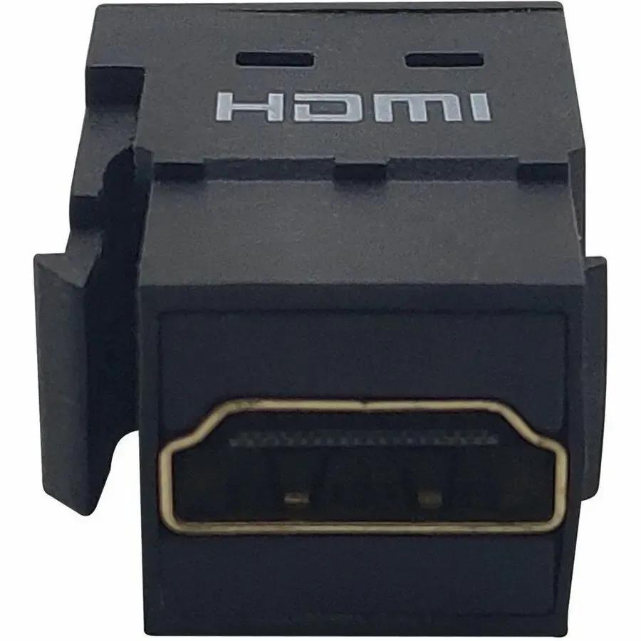 EATON Tripp Lite HDMI Keystone/Panel-Mount Coupler (F/F) - 8K 60 Hz, Black - 7680 x 4320 Supported - Gold Connector - Gold Contact - Black - TAA Compliant - P164-000-KPBK8K