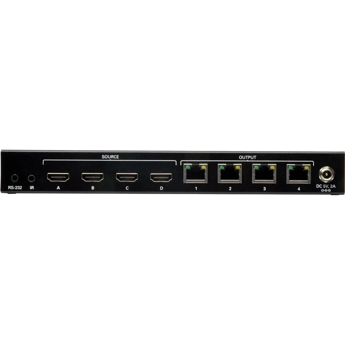 EATON Tripp Lite HDMI over Cat5 Cat6 4x4 Matrix Video Extender Switch HDMI RJ45 F/F TAA - 1920 x 1080 - Full HD - 1080i - Twisted Pair - 4 x 4 - Display, TV, Projector - TAA Compliant - B126-4X4