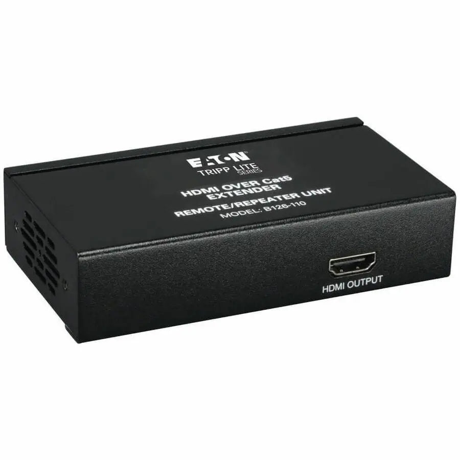EATON Tripp Lite HDMI over Cat5/Cat6 Active Video Extender / Remote Repeater 1080p 175' - 1 Input Device - 2 Output Device - 700 ft Range - 2 x Network (RJ-45) - 1 x HDMI Out - Twisted Pair - Category 5 - W... - B126-110