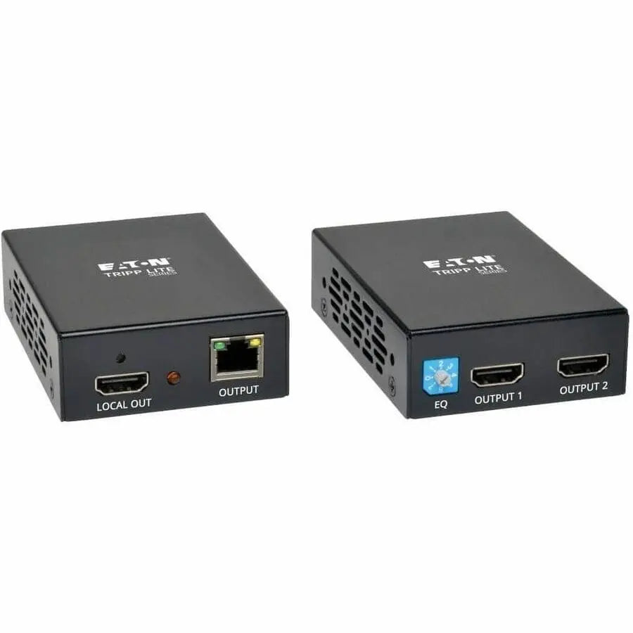 EATON Tripp Lite HDMI over Cat5 Cat6 Video Extender Transmitter & Receiver TAA - 1 Input Device - 2 Output Device - 200 ft Range - 2 x Network (RJ-45) - 1 x HDMI In - 3 x HDMI Out - Full HD - 1920 x 1080 - ... - B126-2A1