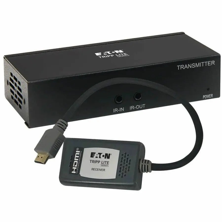 EATON Tripp Lite HDMI Over Cat6 Extender Kit Pigtail Receiver 4K60Hz HDR PoC TAA - 1 Input Device - 1 Output Device - 230 ft Range - 2 x Network (RJ-45) - 1 x HDMI In - 1 x HDMI Out - 4K UHD - 3840 x 2160 -... - B127A-1A1-BHPH