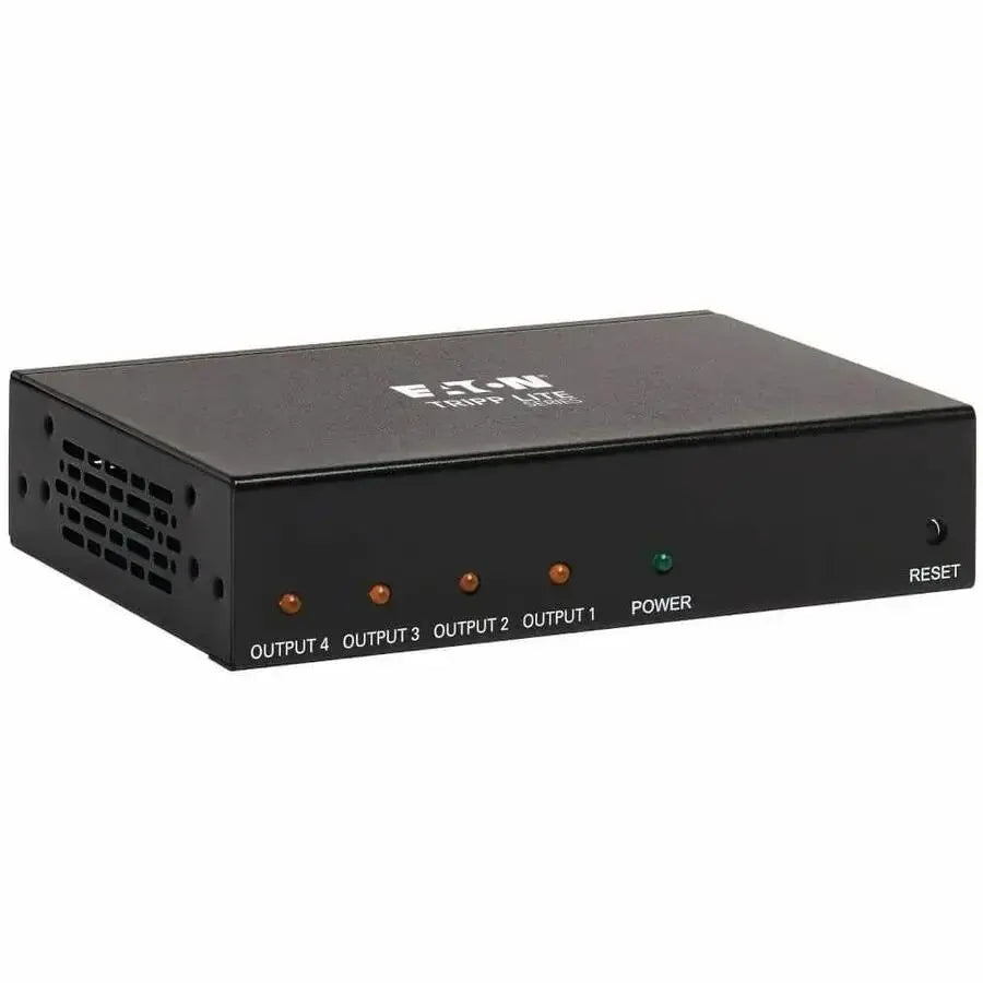EATON Tripp Lite HDMI Splitter 4-Port 4K @ 60Hz Multi-Resolution Support HDR TAA - 4096 x 2160 - 15 ft Maximum Operating Distance - HDMI In - HDMI Out - TAA Compliant - B118-004-HDR