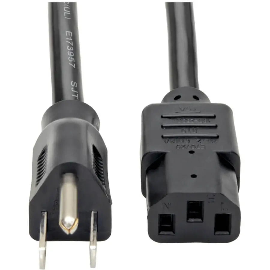 EATON Tripp Lite Heavy Duty Computer Power Extension Cord 14AWG 15A 5-15P C13 10' - 14AWG 15A (NEMA 5-15P to IEC-320-C13) 10-ft. - P007-010