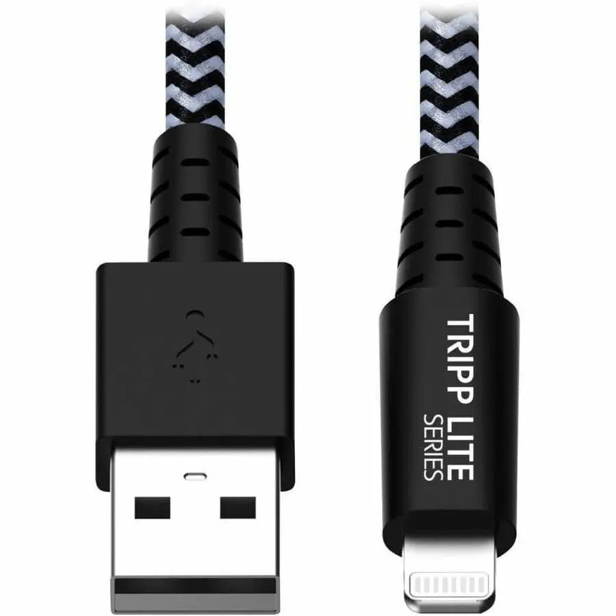 EATON Tripp Lite Heavy Duty Lightning to USB Charging Cable Sync / Charge Apple iPhone iPad 3ft 3' - Lightning/USB for iPhone, iPad mini, iPod, iPod touch, Network Device, iPad Air, iPad - 3 ft - 1 x Type A - M100-003-HD