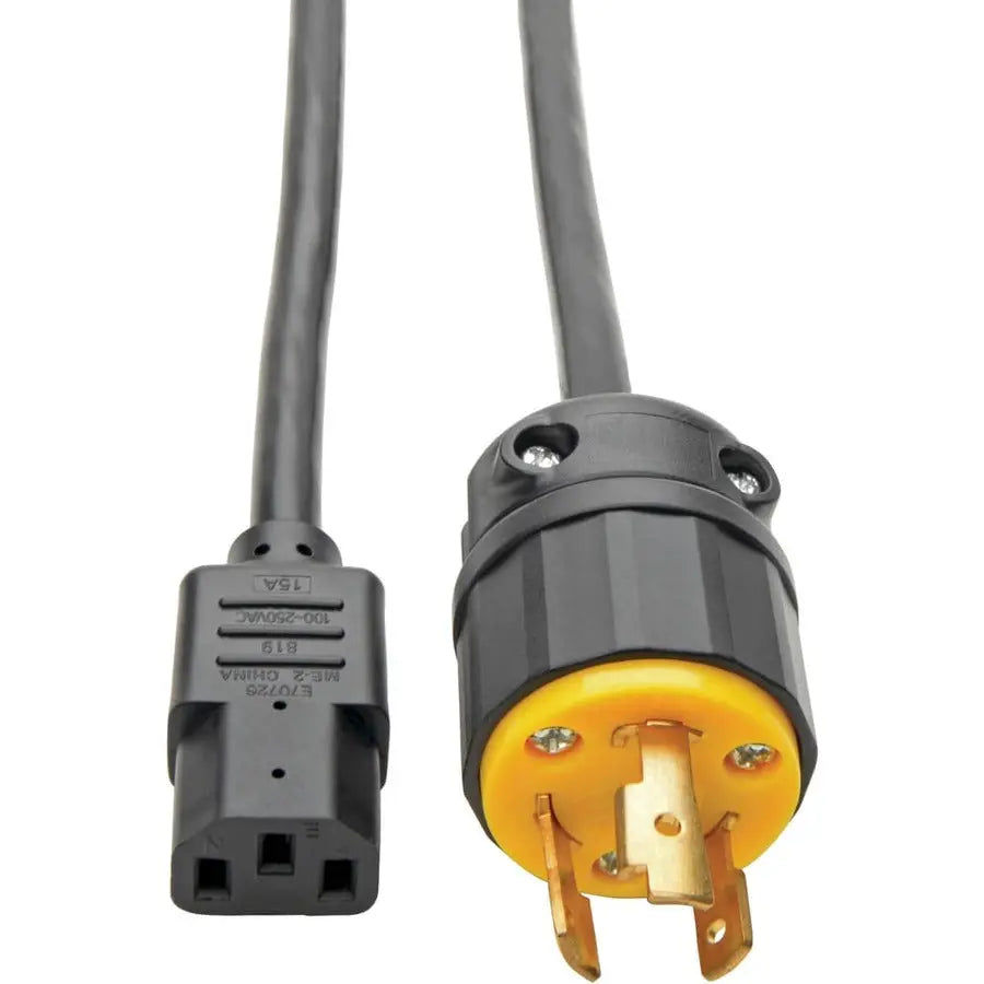 Tripp Lite Heavy Duty Power Extension Cord 15A 14AWG C13 to L6-20P 6' 6ft - (IEC-320-C13 to NEMA L6-20P) 6-ft. - P011-006 EATON