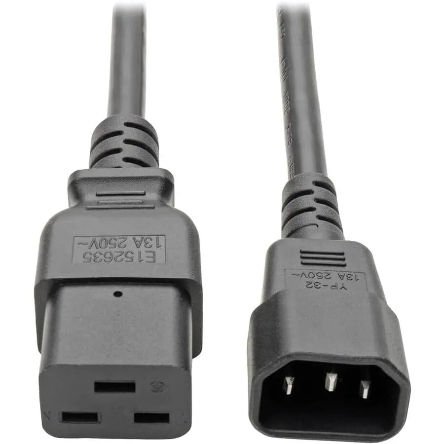 EATON Tripp Lite Heavy Duty Power Extension Cord 16 AWG 10A C19 to C14 6' 6 ft - (IEC-320-C19 to IEC-320-C14) 6-ft. - P047-006-10A