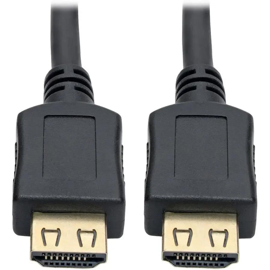 EATON Tripp Lite High-Speed HDMI Cable w/ Gripping Connectors 1080p M/M Black 35ft 35' - HDMI for Projector, Monitor, Notebook, Home Theater System, Tablet, Audio/Video Device, TV Box, HDTV, Blu-ray Player, - P568-035-BK-GRP