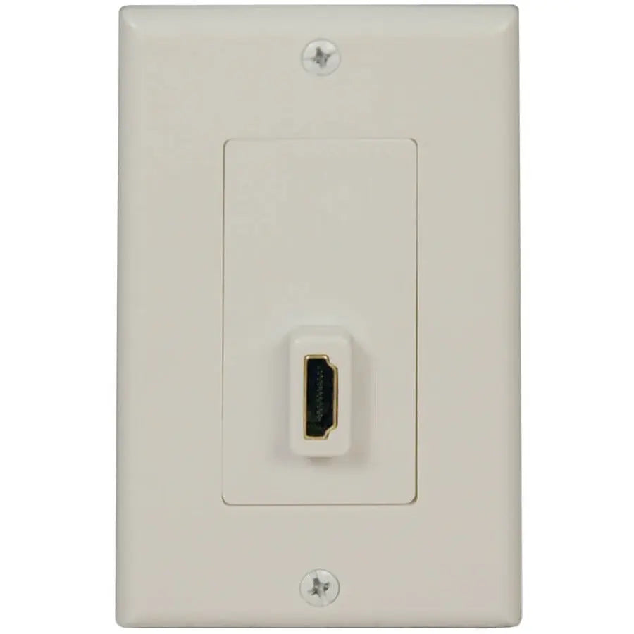 EATON Tripp Lite Home Theater HDMI Send / Receive Pass-Through Wallplate - 2 x Socket(s) - HDMI Video - White - P166-001-P