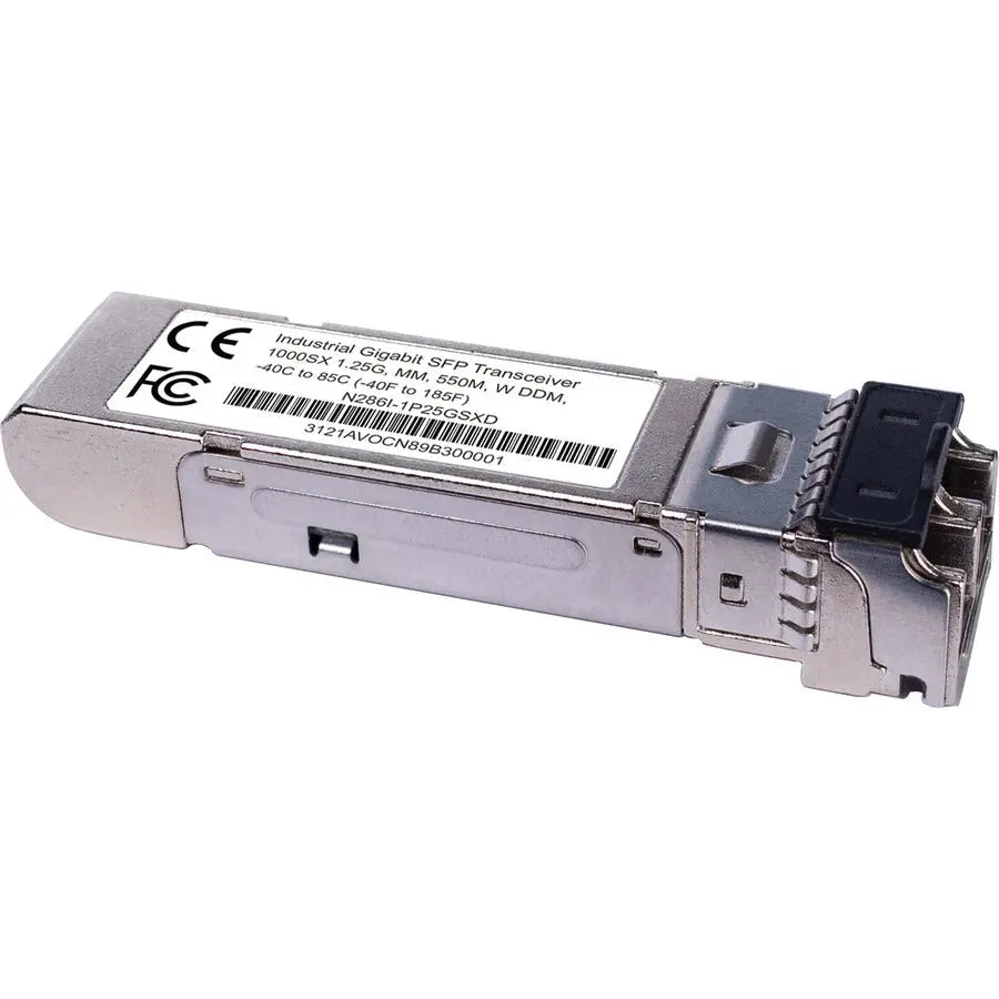 EATON Tripp Lite Industrial Gigabit SFP Transceiver 1000Base-SX MMF LC Duplex - For Optical Network, Data Networking - 1 x LC Duplex Female 1000Base-SX Network - Optical Fiber - Multi-mode - Gigabit Etherne... - N286I-1P25GSXD