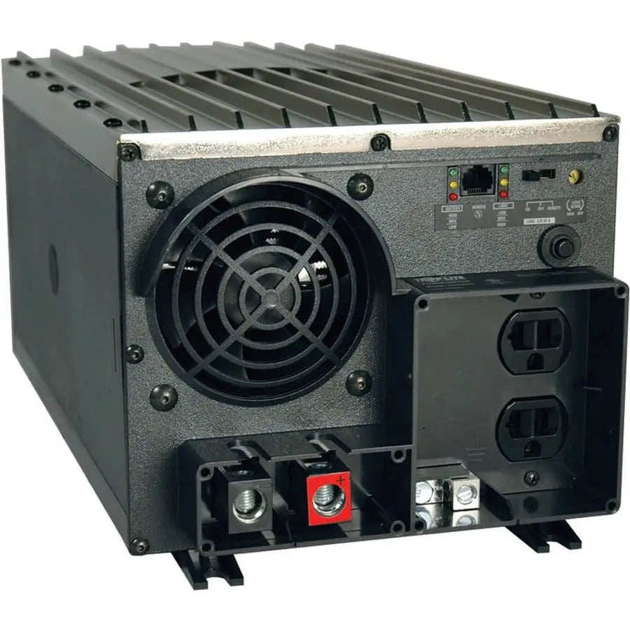 EATON Tripp Lite Industrial Inverter 2000W 12V DC to AC 120V RJ45 5-15R 2 Outlet - Input Voltage: 12 V DC - Output Voltage: 120 V AC - Continuous Power: 2 kW - PV2000FC