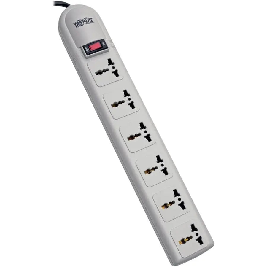 EATON Tripp Lite International Surge Protector Power Strip 230V 6 Univeral Outlet - Receptacles: 6 - 750J - SUPER6OMNIB