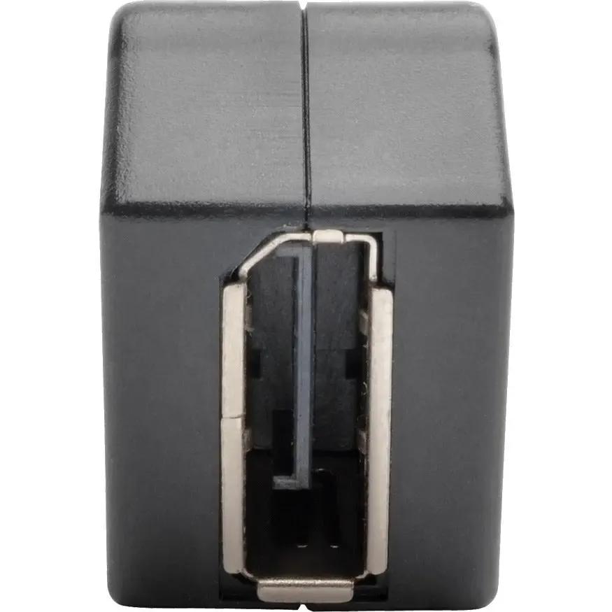 EATON Tripp Lite Mini DisplayPort to DisplayPort Keystone Panel Mount Coupler Angled FF - 1 x Mini DisplayPort Female Digital Audio/Video - 1 x DisplayPort Female Digital Audio/Video - P169-000-KPA-BK