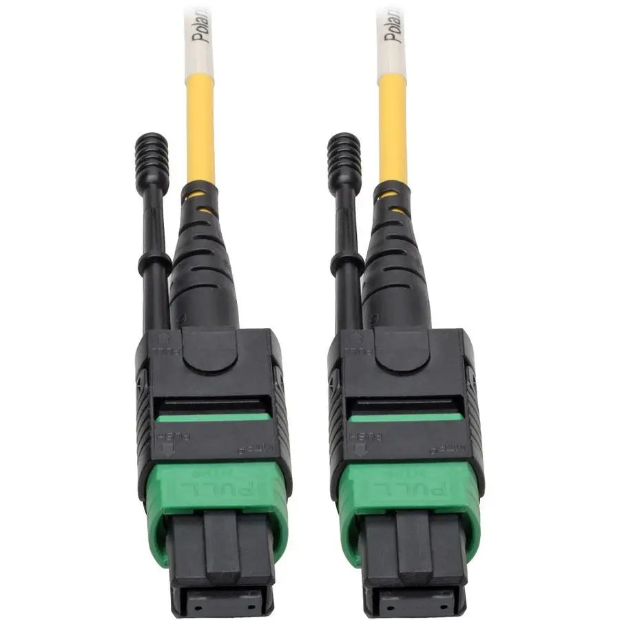 EATON Tripp Lite MTP/MPO (APC) SMF Fiber Patch Cable 12 Fiber QSFP+ 40/100Gbe 2M - Fiber Optic for Network Device, Switch, Hub, Router, Patch Panel - 12.50 GB/s - Patch Cable - 6.56 ft - 1 x MTP/MPO Female - N390-02M-12-AP
