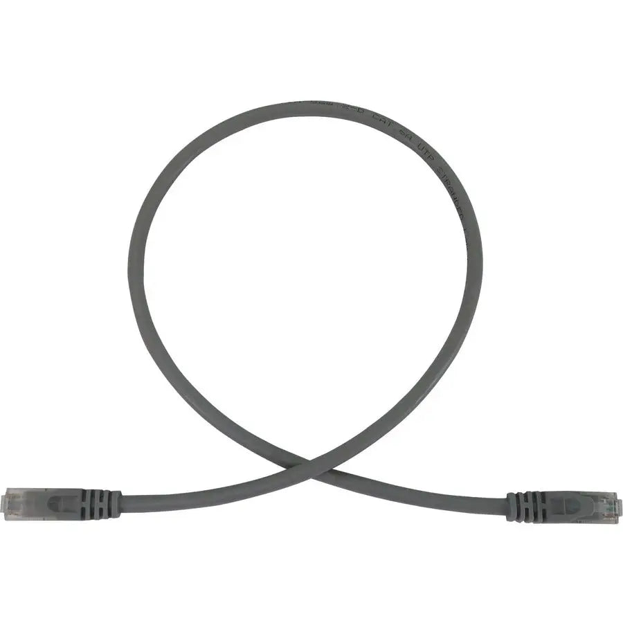 EATON Tripp Lite N261-003-GY Cat.6a UTP Network Cable - 3 ft Category 6a Network Cable for Network Device, Switch, Patch Panel, Server, Router, Hub, Printer, Photocopier, Computer, Modem, Security Device, . - N261-003-GY