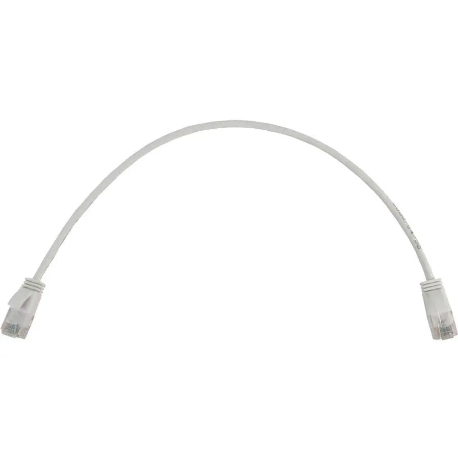 EATON Tripp Lite N261-S01-WH Cat.6a UTP Patch Network Cable - 1 ft Category 6a Network Cable for Network Device, Switch, Patch Panel, Server, Router, Hub, Printer, Computer, Photocopier, Modem, Security Cam - N261-S01-WH