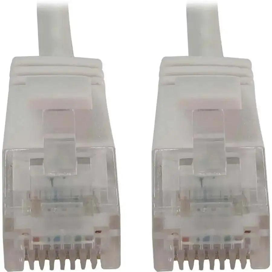 EATON Tripp Lite N261-S15-WH Cat6a UTP Patch Network Cable - 15 ft Category 6a Network Cable for Network Device, Server, Switch, Router, Hub, Printer, Computer, Photocopier, Modem, PoE Device, Patch Panel, - N261-S15-WH